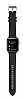 X-Doria Hybrid Leather Apple Watch 6 Siyah Gerek Deri Kordon 40mm - Resim 1