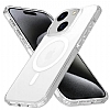 X-Level Ice Crystal iPhone 15 MagSafe zellikli effaf Silikon Klf