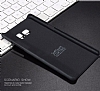 X-Level Metalic Samsung Galaxy Note FE nce Siyah Rubber Klf - Resim 2
