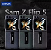 X-Level Utmost Plain Samsung Galaxy Z Flip 5 Deri Rubber Klf - Resim: 2