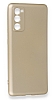 Samsung Galaxy S20 FE Kamera Korumal Gold Silikon Klf - Resim 2