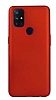 OnePlus Nord N10 5G Mat Krmz Silikon Klf