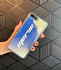 Samsung Galaxy A30S Kiiye zel Neon Kumlu Mavi Silikon Klf - Resim 3