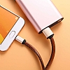 Xipin X1385 Micro USB Gold Data Kablosu 1m - Resim 3