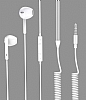 XO EP7 Spiral Kablolu Mikrofonlu Kulaklk - Resim 2