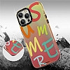 YoungKit Summer Serisi iPhone 13 Pro Max Turuncu Silikon Klf - Resim: 4
