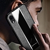 Zebana iPhone XR Premium Siyah Deri Klf - Resim: 3