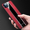 Zebana iPhone 12 / 12 Pro 6.1 in Premium Siyah Deri Klf - Resim: 1