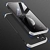 Zore GKK Ays iPhone 12 Mini 5.4 in 360 Derece Koruma Krmz-Siyah Rubber Klf - Resim: 4