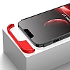 Zore GKK Ays iPhone 13 Pro 360 Derece Koruma Siyah-Krmz Rubber Klf - Resim 8