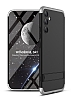 Zore GKK Ays Samsung Galaxy A34 360 Derece Koruma Siyah-Gri Rubber Klf