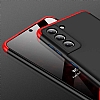 Zore GKK Ays Samsung Galaxy S21 Plus 360 Derece Koruma Siyah-Gri Rubber Klf - Resim: 1