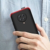Zore GKK Ays Xiaomi Redmi K30 Pro 360 Derece Koruma Siyah-Mavi Rubber Klf - Resim: 2