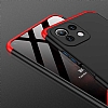 Zore GKK Ays Xiaomi Mi 11 Lite 360 Derece Koruma Siyah Rubber Klf - Resim 1