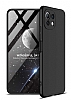 Zore GKK Ays Xiaomi Mi 11 Lite 360 Derece Koruma Siyah Rubber Klf