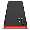 Zore GKK Ays Samsung Galaxy M31s 360 Derece Koruma Krmz Siyah Rubber Klf - Resim: 4