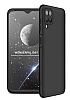 Zore GKK Ays Samsung Galaxy M12 360 Derece Koruma Siyah Rubber Klf