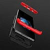 Zore GKK Ays Xiaomi Poco X3 360 Derece Koruma Krmz-Siyah Rubber Klf - Resim: 2