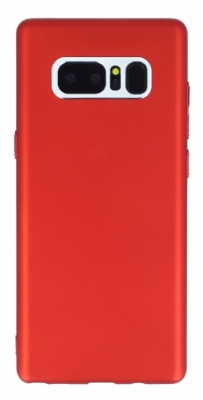 	G-Case Elegant Samsung Galaxy Note 8 Kamera Korumalı Kırmızı Silikon Kılıf - G-Case