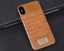 G-Case Gentleman Series iPhone X / XS Deri Siyah Rubber Kılıf - 2