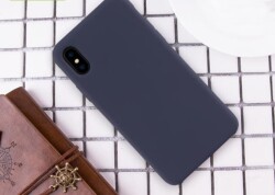 G-Case Original Series iPhone X / XS Lacivert Silikon Kılıf - 3