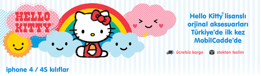 Hello Kitty Lisansl Aksesuarlar MobilCadde'de