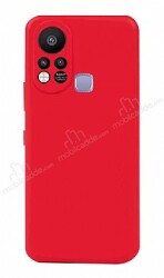 Infinix Hot 11s Kamera Korumalı Kırmızı Silikon Kılıf - Eiroo