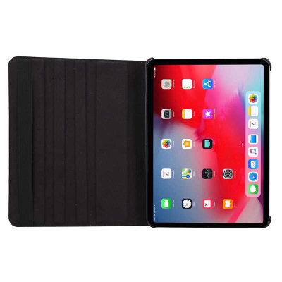 iPad Air 11 2025 M3 360 Derece Döner Standlı Deri Kılıf - 6