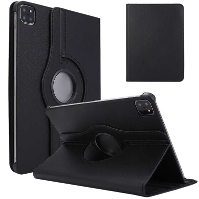 iPad Air 11 2025 M3 360 Derece Döner Standlı Deri Kılıf - 21
