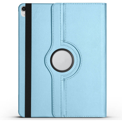 iPad Air 13 2025 M3 360 Derece Döner Standlı Deri Kılıf - 4