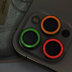 iPhone 13 / 13 Mini Neon Sarı Kamera Lens Koruyucu - 5