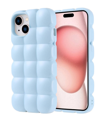 iPhone 13 Parlak 3D Silikon Kılıf - 3
