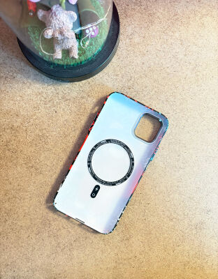 iPhone 13 Pro Max Ayıcık Magsafe Rubber Kılıf - 4
