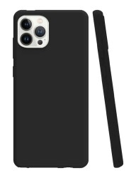 iPhone 13 Pro Siyah Silikon Kılıf - Eiroo