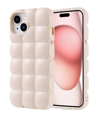iPhone 15 Parlak 3D Silikon Kılıf - 1