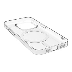 iPhone 15 Pro Magsafe Özellikli Şeffaf Rubber Kılıf - 3