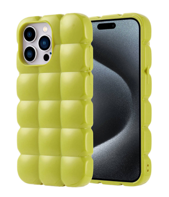 iPhone 15 Pro Max Parlak 3D Silikon Kılıf - 2