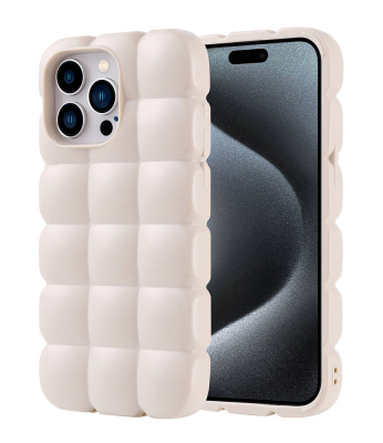 iPhone 15 Pro Max Parlak 3D Silikon Kılıf - 3