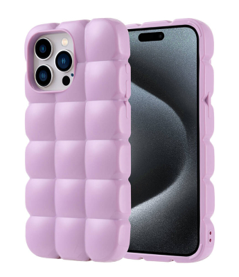 iPhone 15 Pro Max Parlak 3D Silikon Kılıf - 5