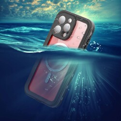 iPhone 15 Pro Profesyonel Su Geçirmez Kılıf - 5