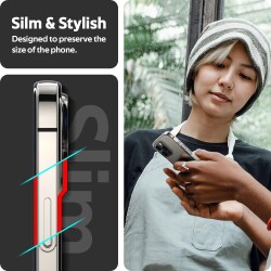 iPhone 15 Pro Ultra İnce Şeffaf Silikon Kılıf - 3