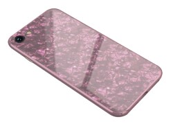 iPhone 6 / 6S Granit Desenli Pembe Rubber Kılıf - Eiroo