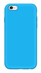 iPhone 6 Plus / 6S Plus Rainbow Mavi Silikon Kılıf - Eiroo