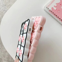 iPhone X / XS Push Pop Bubble Pati Siyah Silikon Kılıf - 8