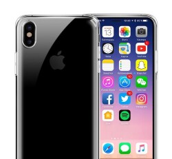 iPhone X / XS Ultra İnce Şeffaf Silikon Kılıf - 2