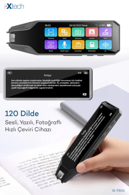 iXtech IX-TR01 Dil Çeviri Cihazı 120 Dil Çeviri Özellikli - 4