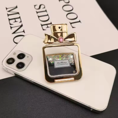 Kare Parfüm Şişesi Telefon Tutucu Stand - 2