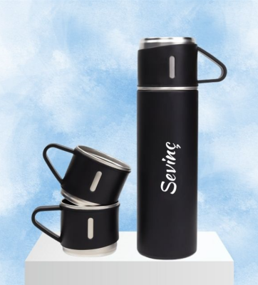 Kişiye Özel Çelik 3lü Termos Set 500 ml - 2