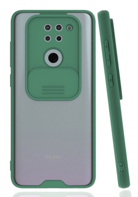 Lens Thin Xiaomi Redmi Note 9 Kamera Korumalı Silikon Kılıf - 1