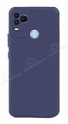 Omix X400 Kamera Korumalı Mat Lacivert Silikon Kılıf - Eiroo